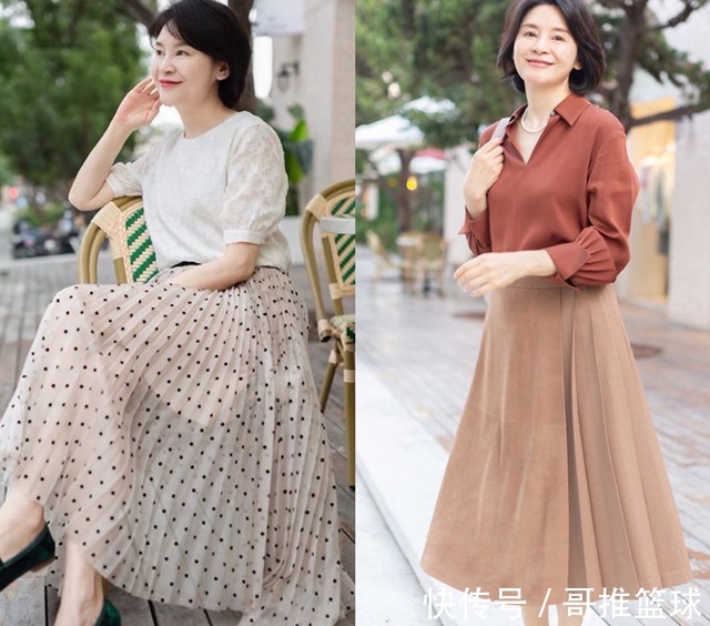 秋天 70后女人，国庆这几套足够，优雅减龄，越来越气质！