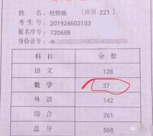 数学成绩|严重偏科，是一种什么体验？高考数学37分照样上一本大学