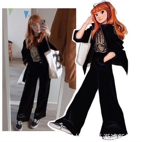 画师|这位画师把自己的每日穿搭画成插画,吸引了百万粉丝关注