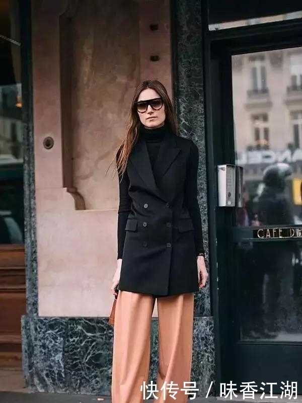 今年最火高领毛衣+大衣,才是秋冬绝配!