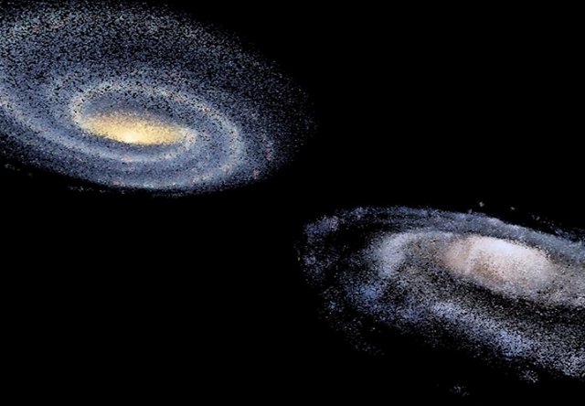 早了三十亿年！NASA表示：仙女座开始撞击银河系了