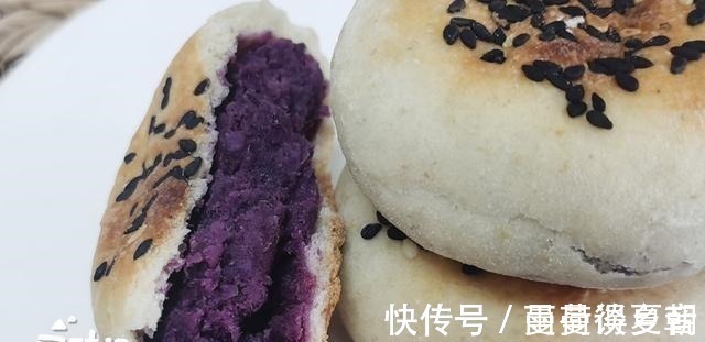 全麦饼|手把手教你做“无油、无糖”的“紫薯全麦饼”,营养好吃,又低脂!