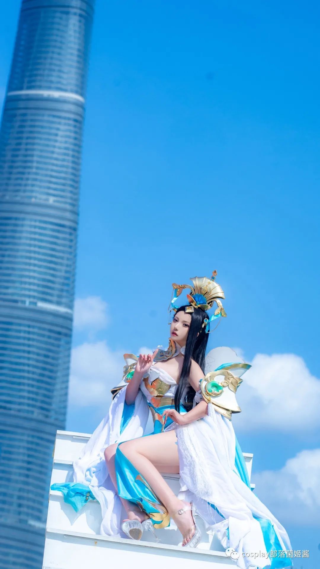 cos:一梦江湖?叶澜cos正片@菌烨