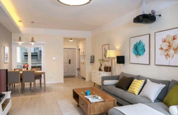 墙面|她家不到80平米，进门就被玄关吸引住了，客厅温馨漂亮，太喜欢了