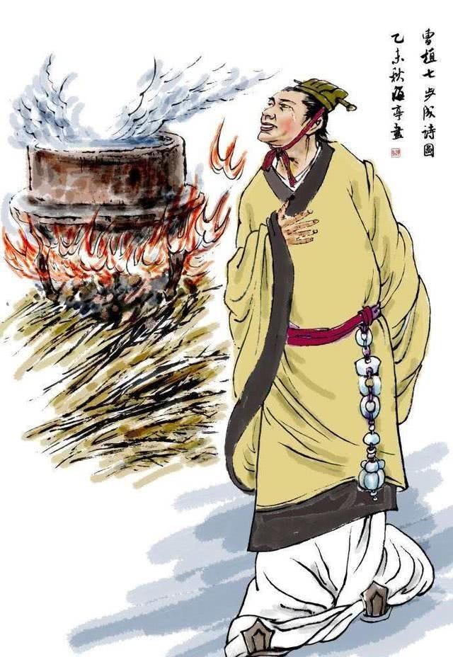 7岁神童锋芒毕露,酒客于其父宴席为难他,他却3步成诗艳惊四座