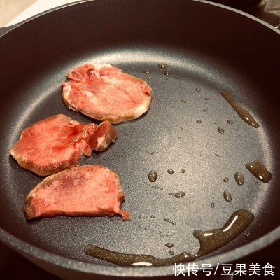 酒香|#一勺葱伴侣，成就招牌美味#酒香煎牛舌