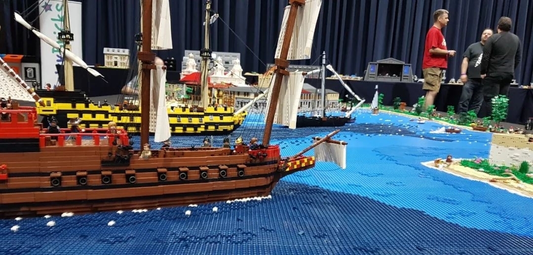 用乐高还原《海贼王》七武海原型“海盗之王”亨利·摩根的故事