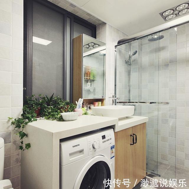 洗衣机|4㎡的卫生间放不下洗衣机赶紧收下这9个设计方案，给你装修参考