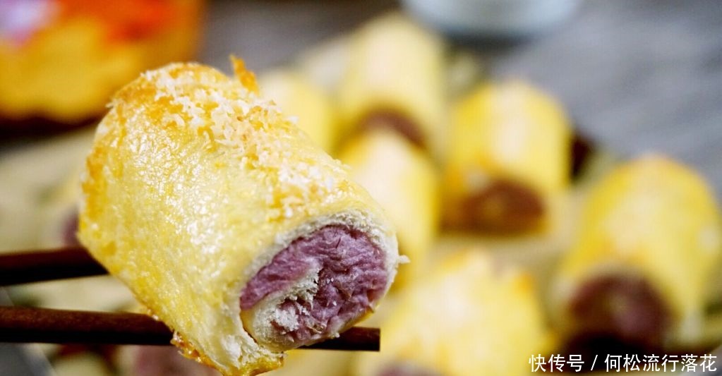 金黄诱人的香酥芋头卷,2个小技巧,在家轻松就做好,不信你看看