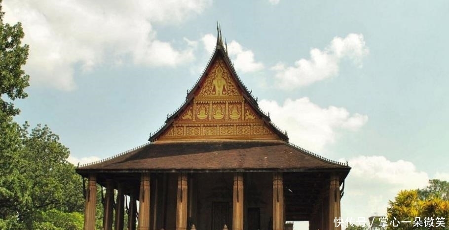 老挝|玉佛寺，位于老挝万象市，是万象最古老的寺庙之一