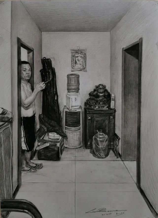 纸本炭笔|赏析中央美术学院2020届基础部素描作品欣赏