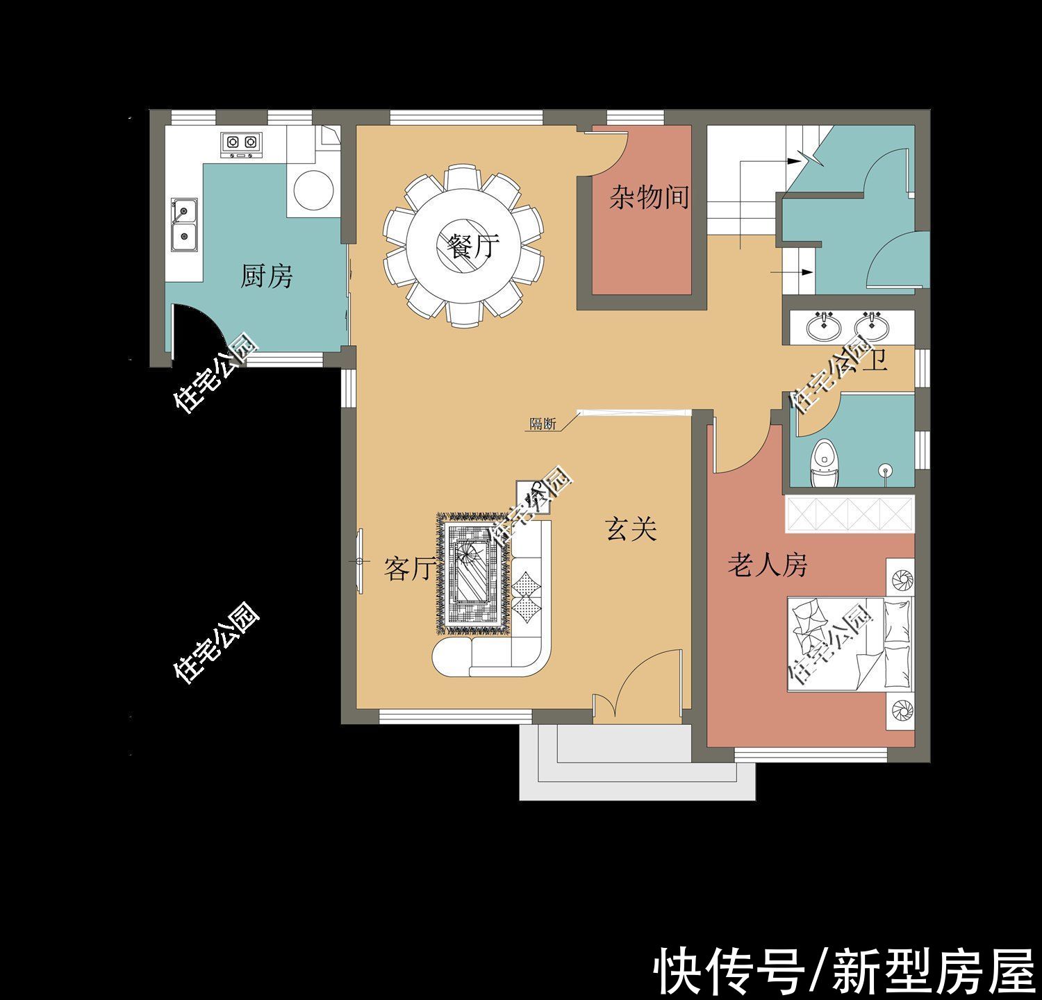 建筑|还在因宅基地小而烦恼？来看看这十套图纸，小天地也有大精彩