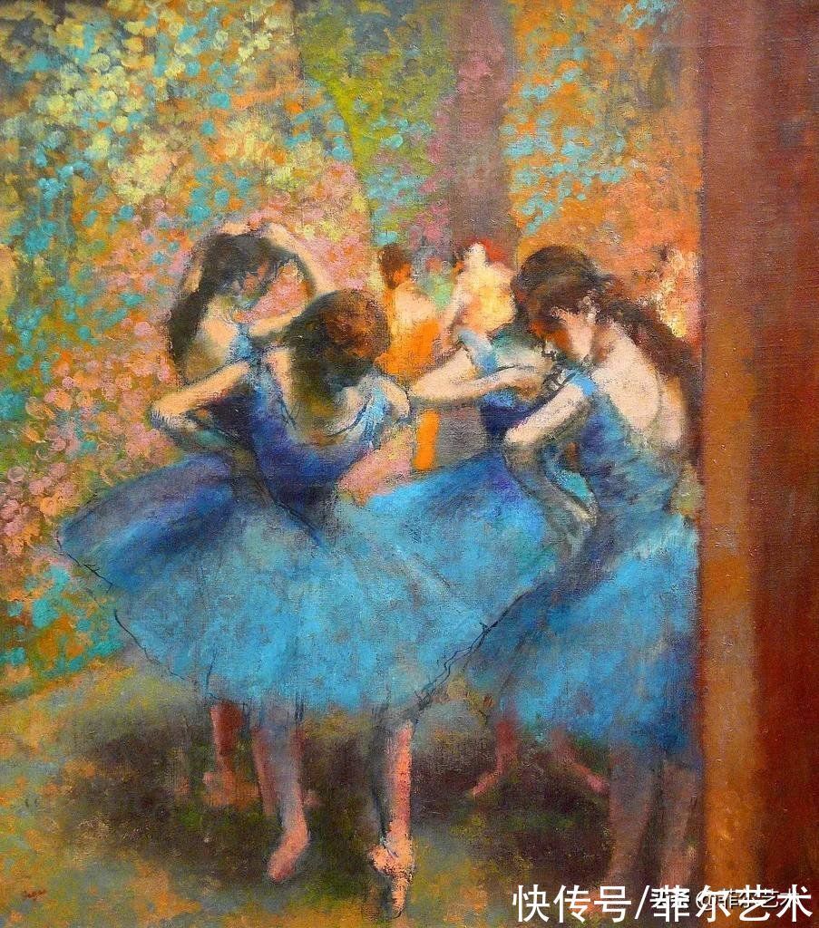 安格尔$法国艺术大师埃德加·德加舞女125幅油画作品,美翻了