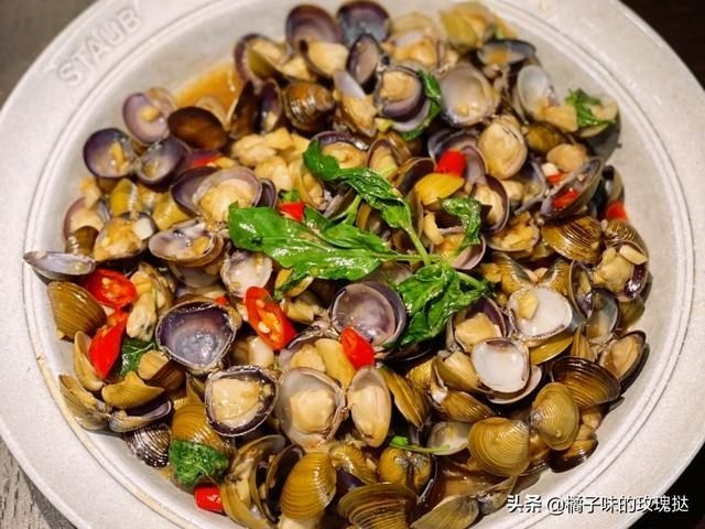 茄子|超好吃的家常菜：潮汕小吃菜头丸，茄子烧豆角，金不换炒黄沙蚬