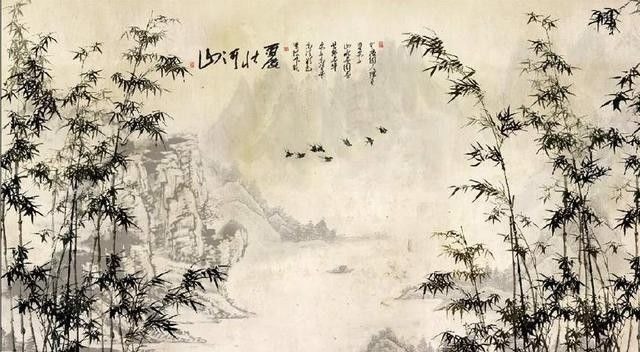 竹林!中国画如何画松树、丛树、柳树、竹林,中国画树的画法大全