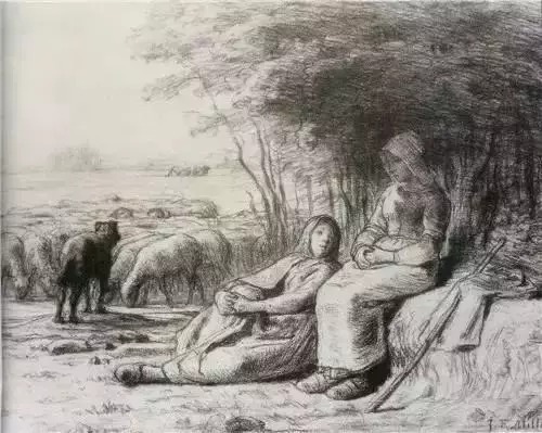 保罗·德拉罗什&法国画家 | 米勒最美素描