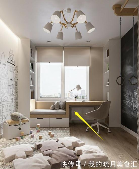 卡座|飘窗先砸了,做成卡座和书桌组合柜,不到1㎡的飘窗空间实用多了