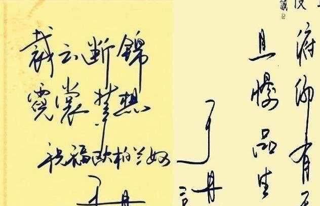 仍旧还|于丹硬笔书法欣赏笔法老练有张力,洒脱但缺少文化人的内敛