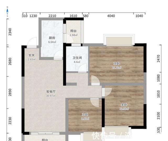 旧房|花17万改造107平三居室旧房,美式风格太漂亮,邻居以为走错门了