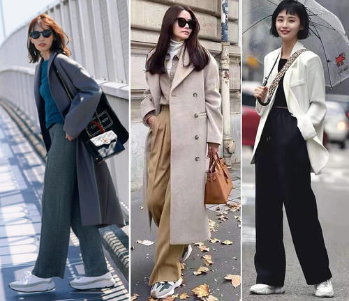 穿阔腿裤别老是配高跟鞋，搭配这4种鞋子也超好看，舒适又显高