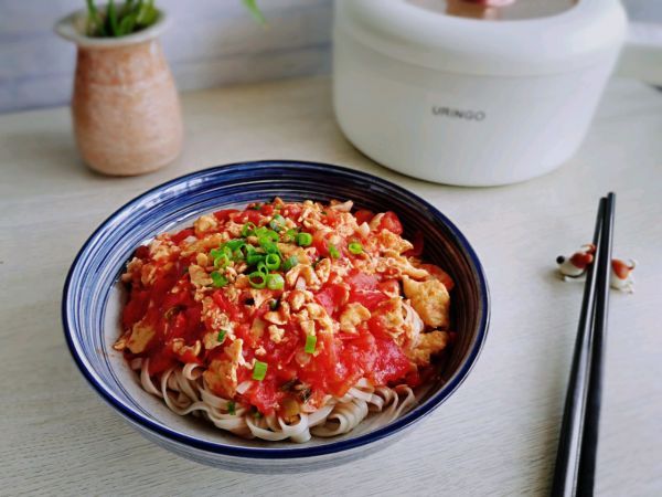 面条|西红柿鸡蛋拌面