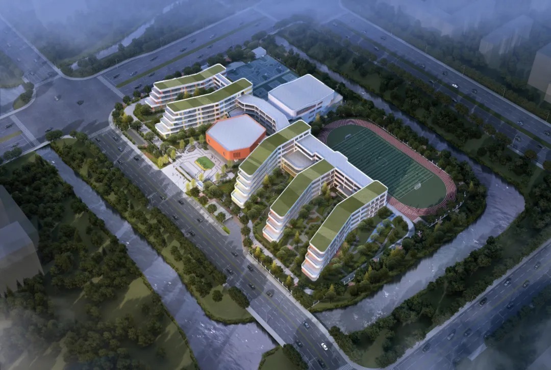 小学|建设加速度│浙南科技城瑶溪北单元11-E-13地块小学主体工程全面结顶
