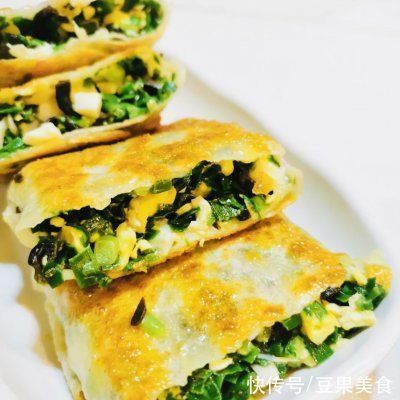 皮薄馅大|回味无穷的韭菜盒子（鸡蛋鲜虾馅）来拯救你的胃