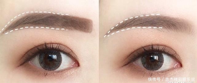 深色|画眉毛时，最深的地方不是眉尾，很多人都画错了