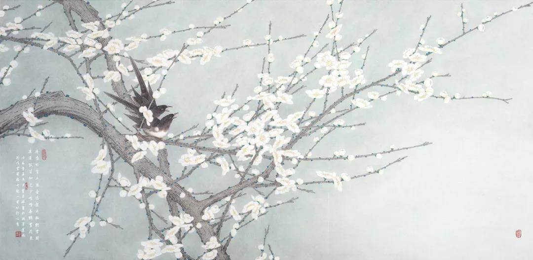 湘潭师范学院!翰墨丹青展风采——画家曾景祥花鸟画作品欣赏