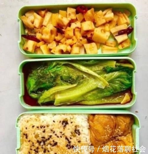 便当|今天同事打开我的便当，笑的米饭都喷出来了