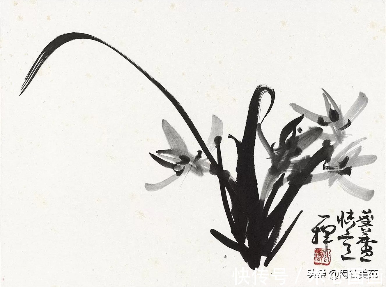 素心!兰画兰诗两芬芳