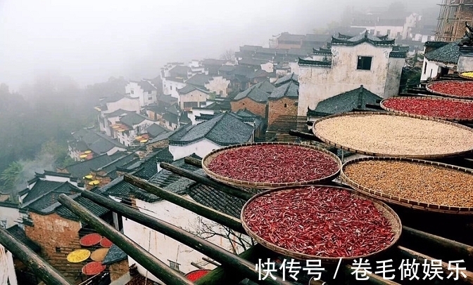 农作物|位于江西上饶的村庄，距今已有500多年历史，每到秋季风景美如画