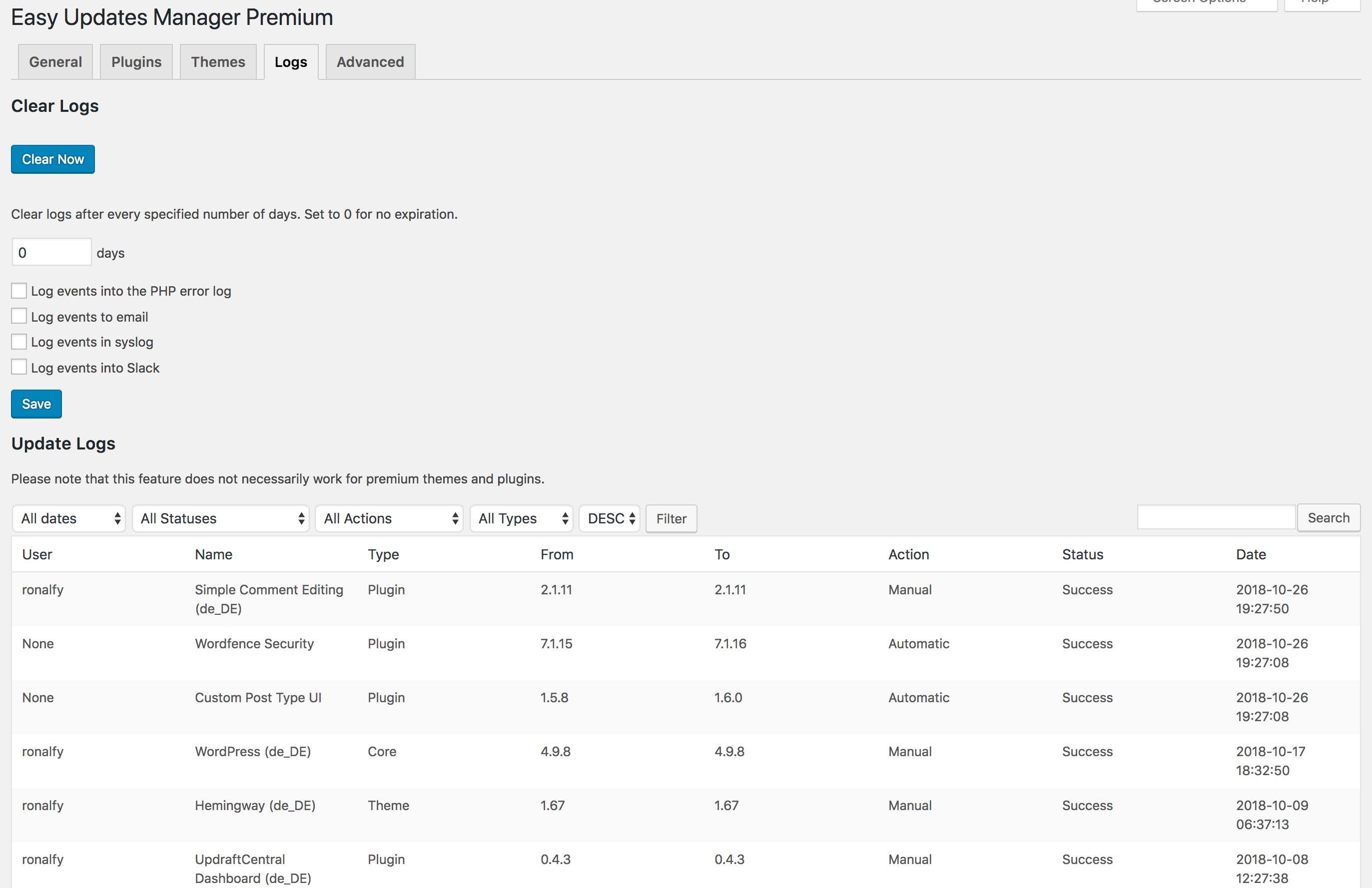 Easy Updates Manager Premium v9.0.10 WordPress更新全局管理插件 高级版