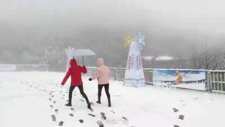 金佛山|重庆金佛山迎来12月首场大雪