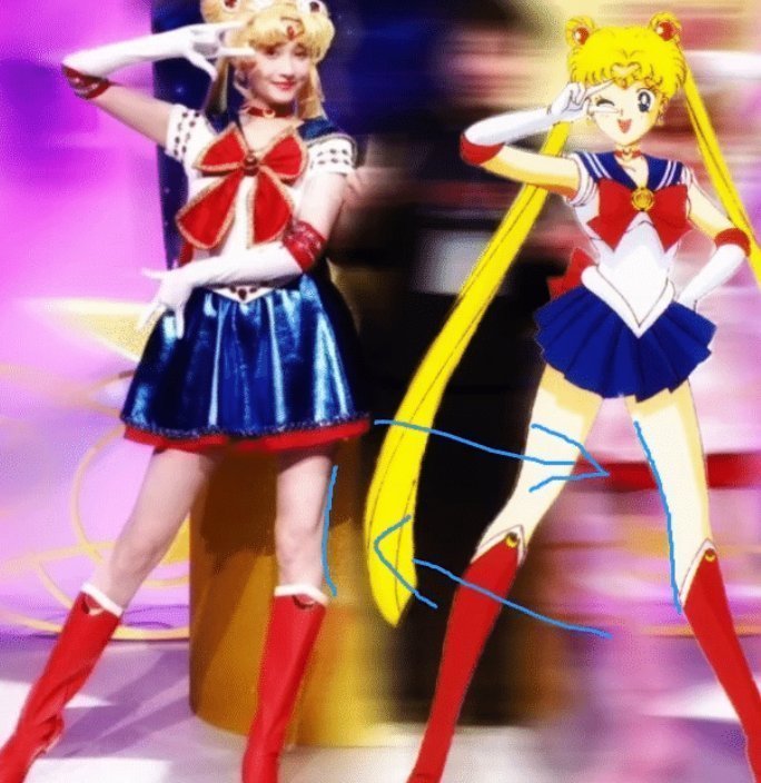 大长腿|同样是cos水冰月,当关晓彤撞上鞠婧祎,一个卖家秀一个买家秀