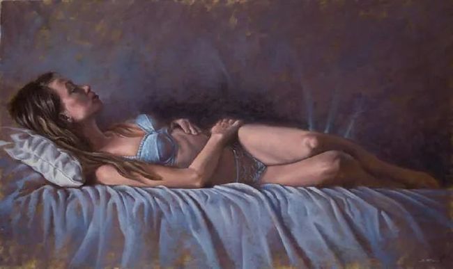 艺术学院$法国女画家:魅力独特的色粉味道