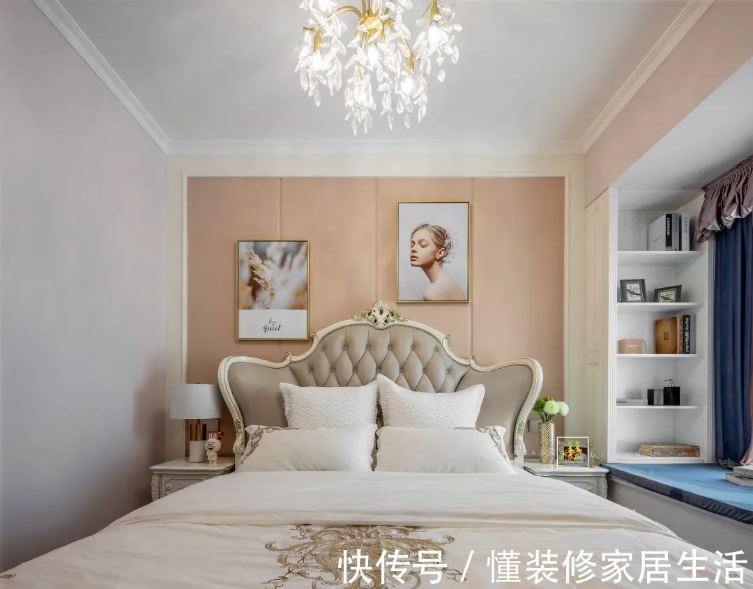 简欧风|93㎡简欧风,轻松舒适的华丽,浪漫精致而高级