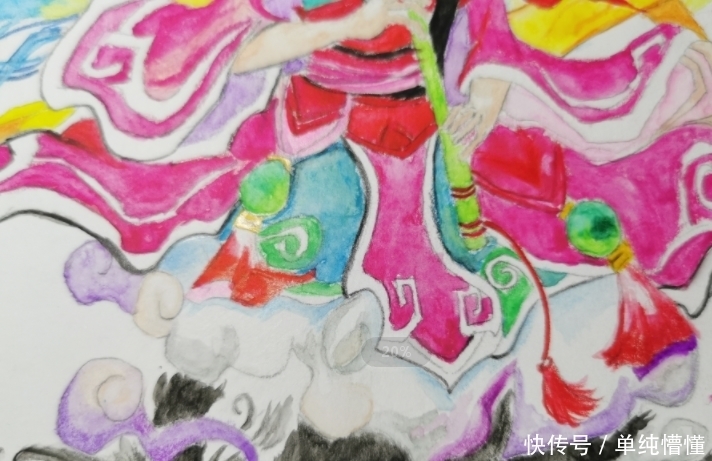 手绘|玩家手绘:拙作之笛舞小姐姐