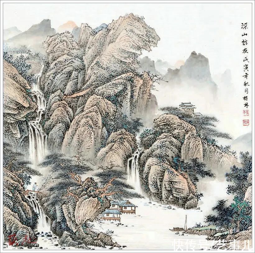 笔墨&丹青凝素志 丘壑述沧桑——张柏林画集序