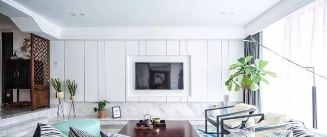 展示柜|新中式客厅电视墙,儒雅端庄,华丽大方!新中式客厅电视墙,儒雅端庄,华丽大方!