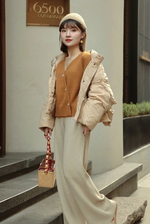 小姐姐|这些才是“羽绒服”的正确打开方式,保暖舒适又洋气,谁穿谁美