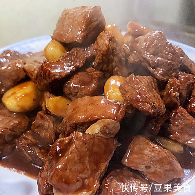 金蒜牛肉粒比补药营养，却不要钱