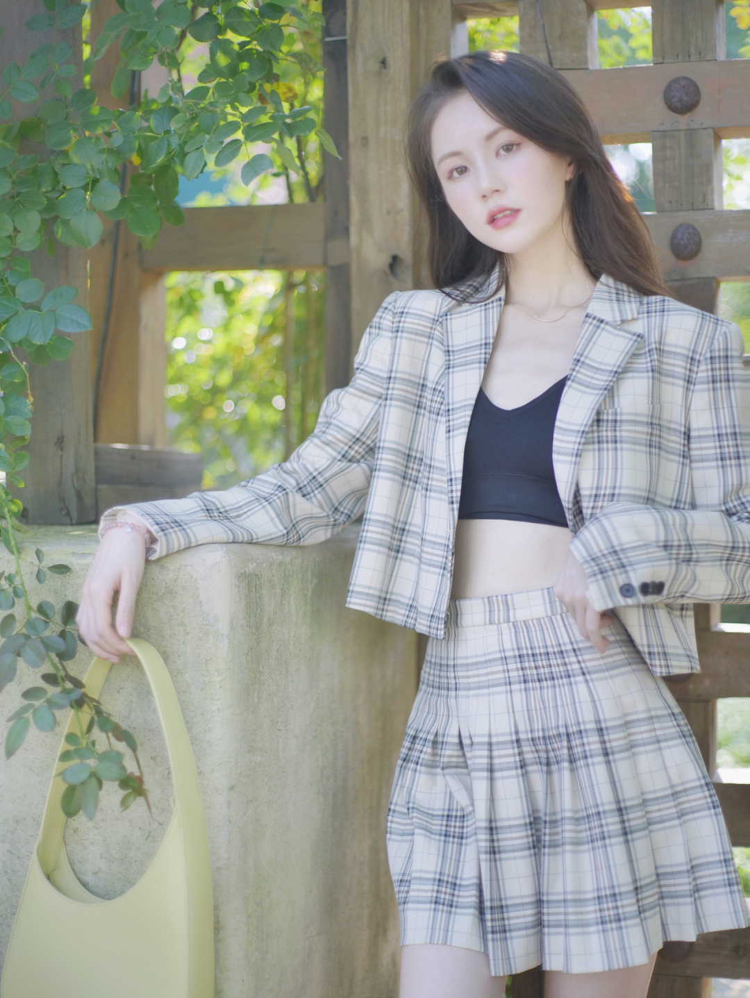 清新|甜美淑女的温柔风穿搭，清新减龄又俏皮，很适合20岁出头的女生