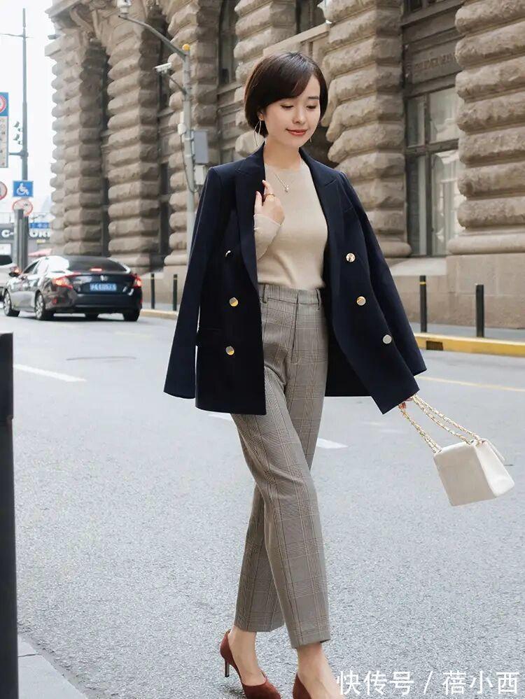 衬衫|秋季职场穿搭如何穿出高级感?衬衫、西装、半身裙搭配给你灵感