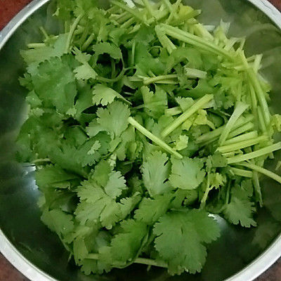 香菜|花甲干贝粥