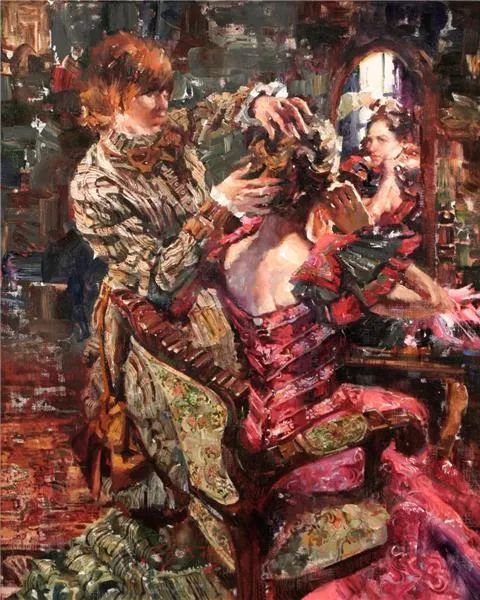 jeffrey|他的油画笔触粗犷又细腻，透着一种不可言说的美