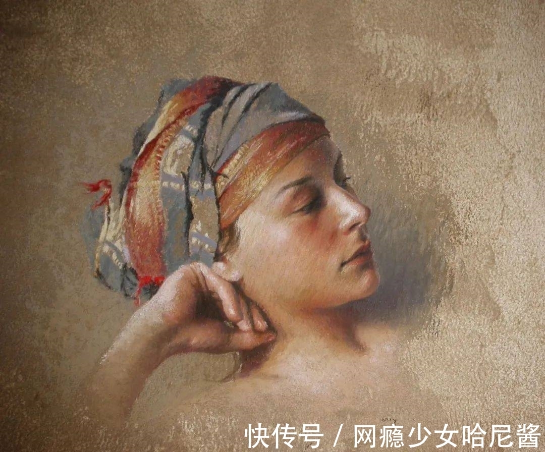 画种|赏心悦目,活色生香——女画家色粉笔下极致唯美的女性人体肖像