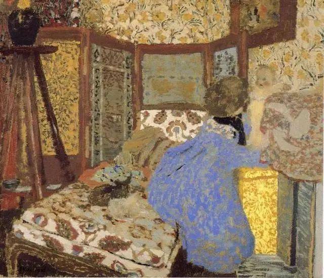 油画!法国纳比派代表画家-维亚?尔·爱德华油画