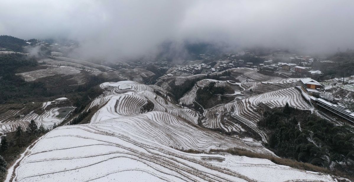 龙胜|广西龙胜：龙脊雪景美如画