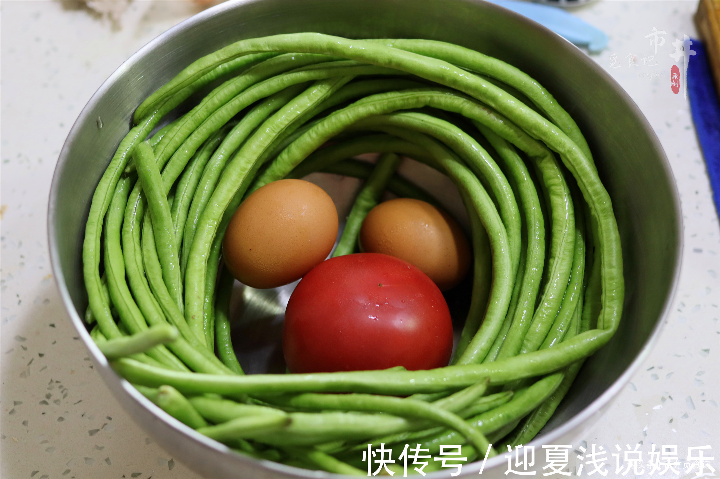 夏天|一把豆角俩鸡蛋，奶奶教的老式炒豆角方法，每年夏天吃不够，真香